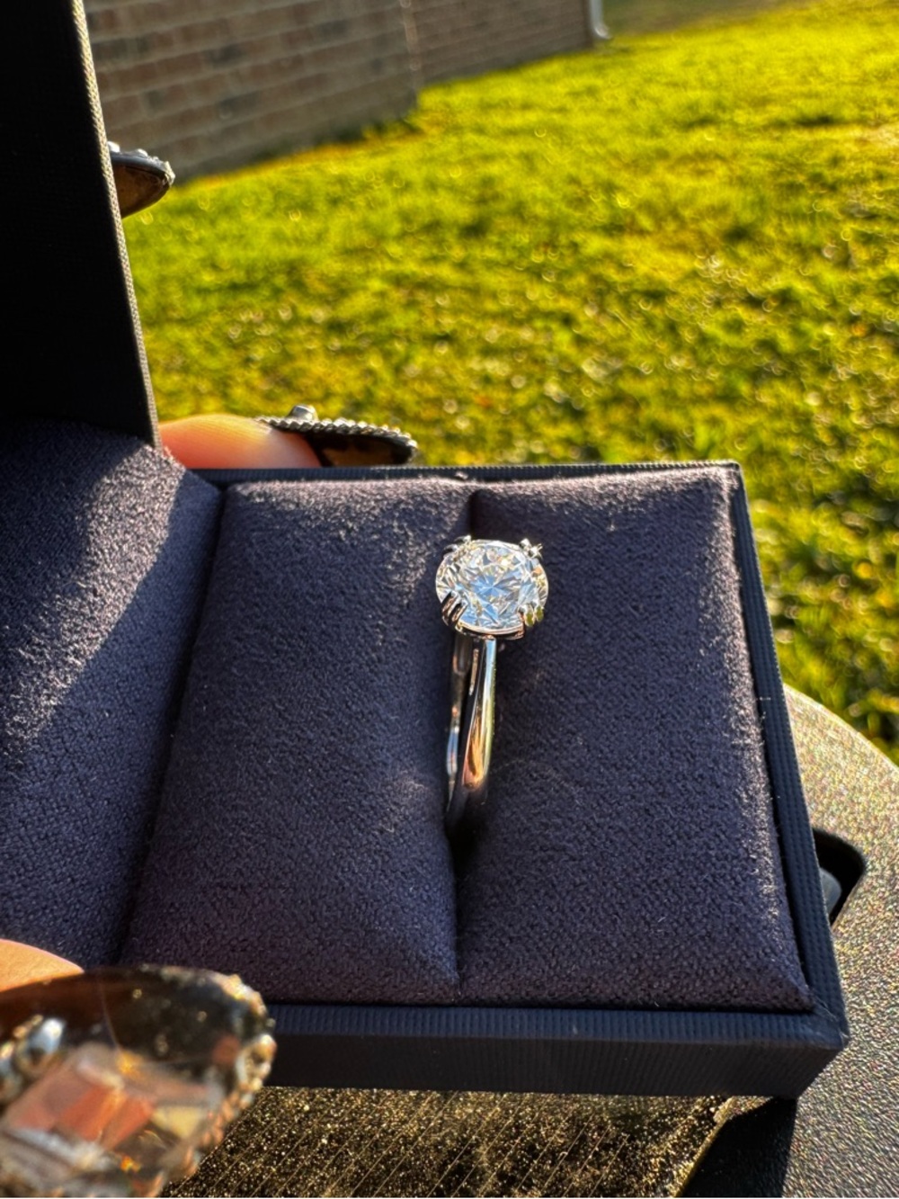 1.79ct Round Diamond Solitaire Ring 14k White Gold H VS2 Near 2ct Sz 7